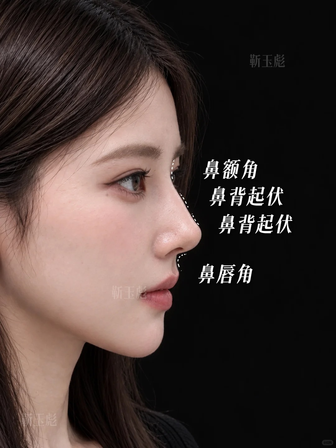 立体感直鼻微翘微起伏👃 3